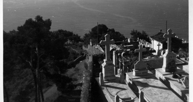 The cemetary in Roquebrune, France, where Yeats was buried after his death in 1939
